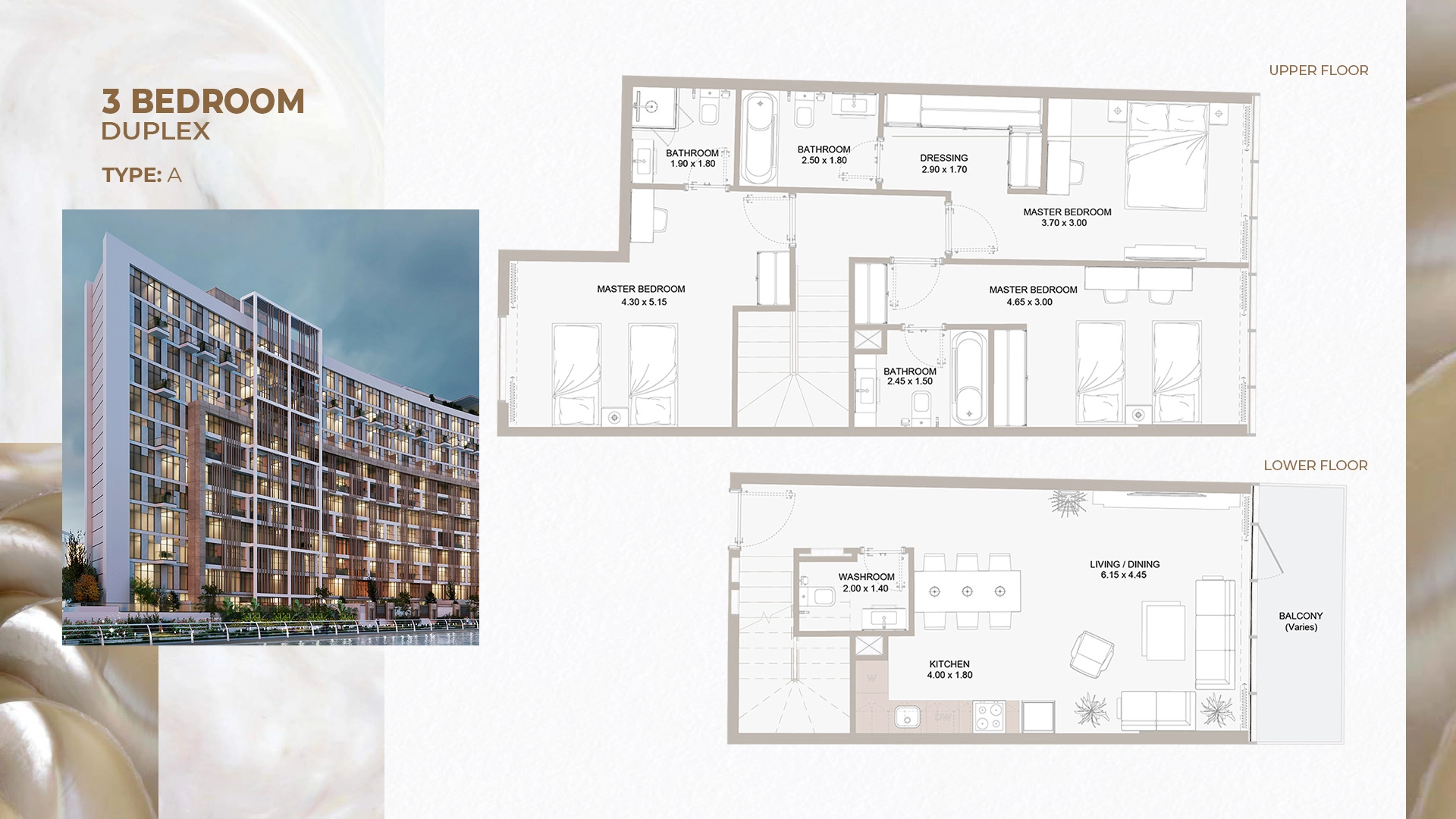 3 BR - Type A